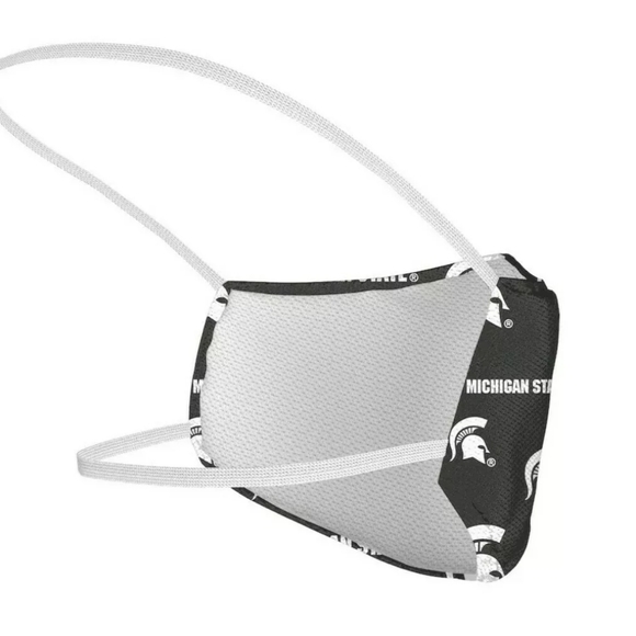3 Pack Michigan State Spartans Licensed NCAA Washable Resuable Face Mask Cover. - Picture 5 of 8